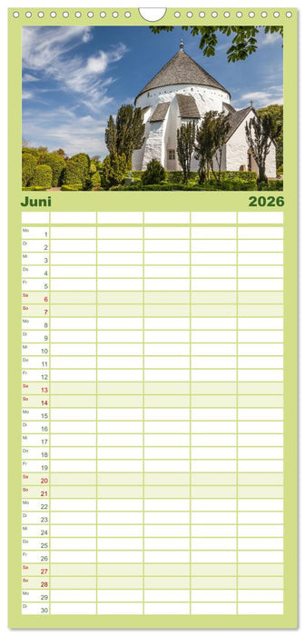 Sehnsucht nach Bornholm (CALVENDO Familienplaner 2026)