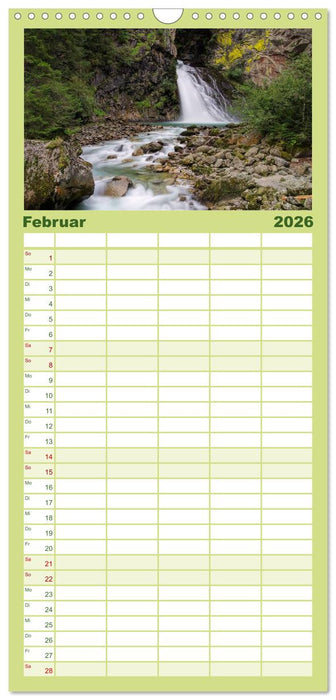 Pustertal - Das grüne Tal Südtirols (CALVENDO Familienplaner 2026)