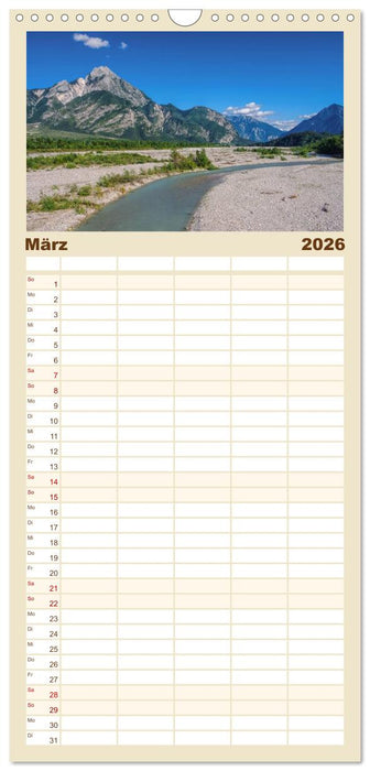 Friaul-Julisch Venetien - zwischen Alpen und Adria (CALVENDO Familienplaner 2026)