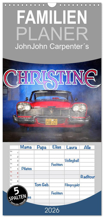 John Carpenter´s Christine (CALVENDO Familienplaner 2026)