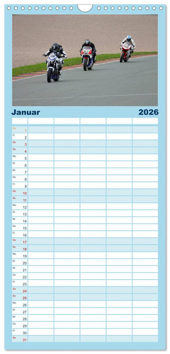 Sachsenring Classic (CALVENDO Familienplaner 2026)