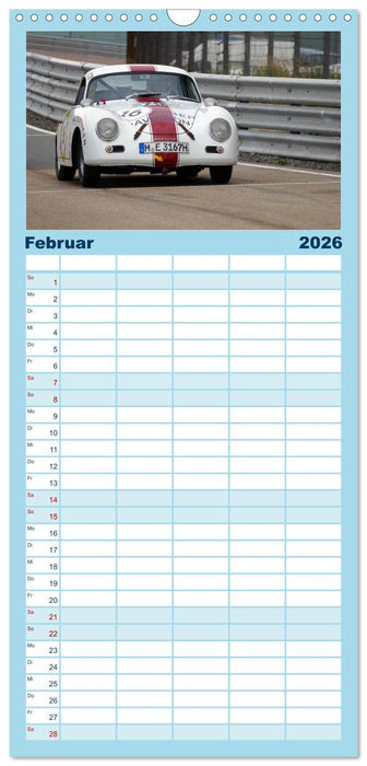 Sachsenring Classic (CALVENDO Familienplaner 2026)