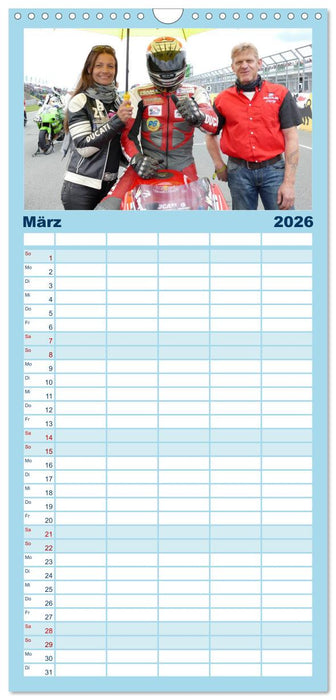 Sachsenring Classic (CALVENDO Familienplaner 2026)