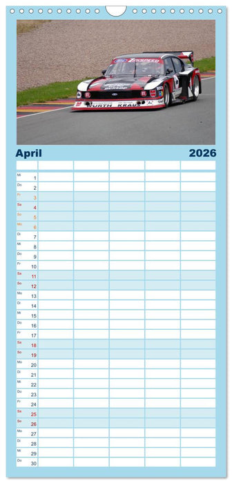 Sachsenring Classic (CALVENDO Familienplaner 2026)