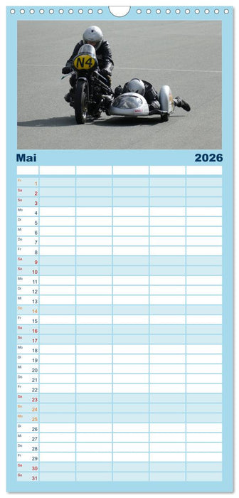 Sachsenring Classic (CALVENDO Familienplaner 2026)