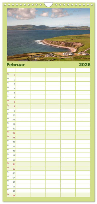 Quer durch Irland - Landschaften pur (CALVENDO Familienplaner 2026)