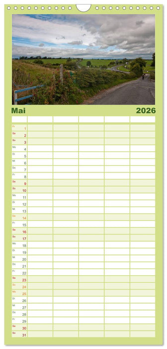 Quer durch Irland - Landschaften pur (CALVENDO Familienplaner 2026)