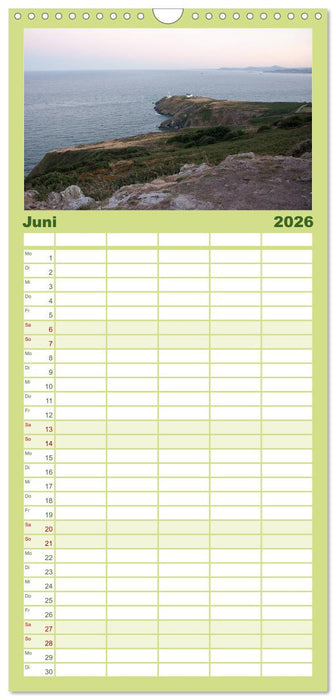 Quer durch Irland - Landschaften pur (CALVENDO Familienplaner 2026)