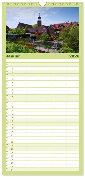 Papenburg und das Rheiderland (CALVENDO Familienplaner 2026)