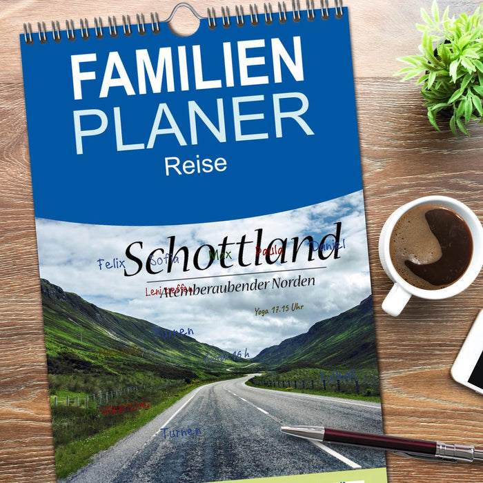 Schottland, Atemberaubender Norden (CALVENDO Familienplaner 2026)
