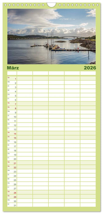 Schottland, Atemberaubender Norden (CALVENDO Familienplaner 2026)