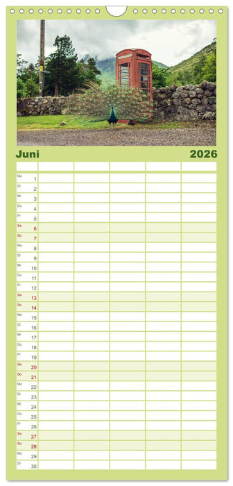 Schottland, Atemberaubender Norden (CALVENDO Familienplaner 2026)