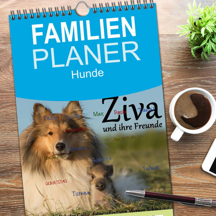 Ziva und ihre Freunde (CALVENDO Familienplaner 2026)