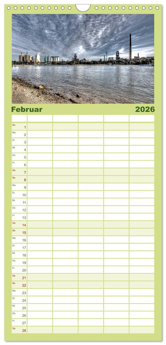 Duisburg am Rhein - R(h)einblicke (CALVENDO Familienplaner 2026)