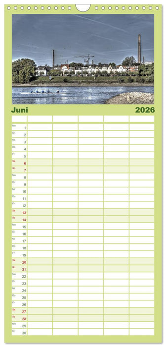 Duisburg am Rhein - R(h)einblicke (CALVENDO Familienplaner 2026)