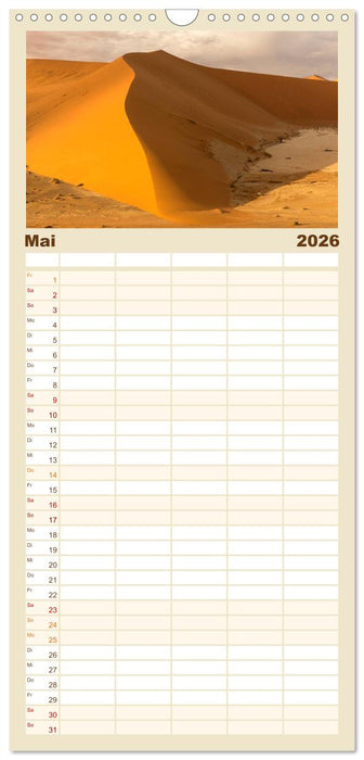 Lichterfülltes Namibia (CALVENDO Familienplaner 2026)