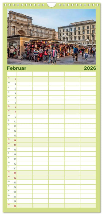 Florenz - Schönheit in der Toskana (CALVENDO Familienplaner 2026)