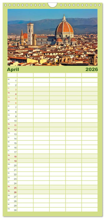 Florenz - Schönheit in der Toskana (CALVENDO Familienplaner 2026)