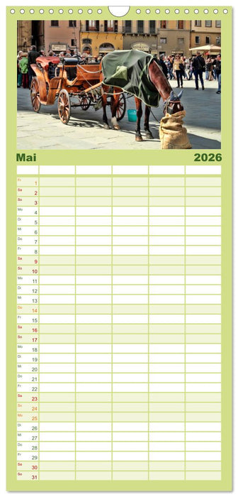 Florenz - Schönheit in der Toskana (CALVENDO Familienplaner 2026)