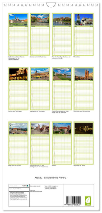 Krakau - das polnische Florenz (CALVENDO Familienplaner 2026)
