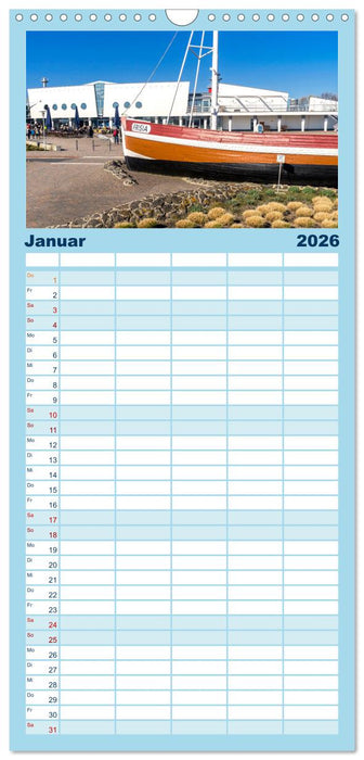 Norden-Norddeich. Maritime Orte mit Flair (CALVENDO Familienplaner 2026)