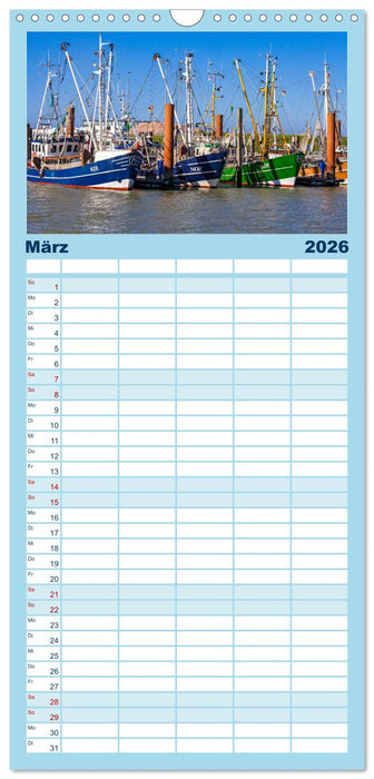 Norden-Norddeich. Maritime Orte mit Flair (CALVENDO Familienplaner 2026)