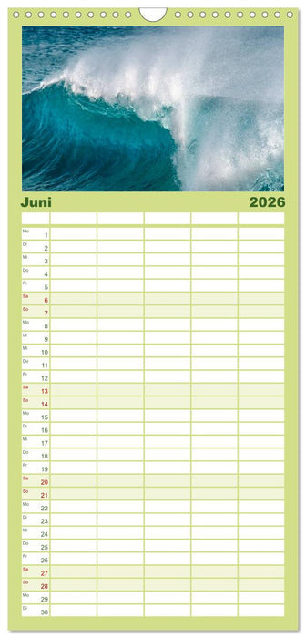 Gewaltige Natur - bedrohlich und schön (CALVENDO Familienplaner 2026)