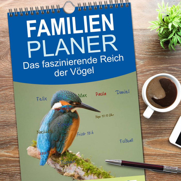 Das faszinierende Reich der Vögel (CALVENDO Familienplaner 2026)