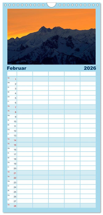 Der Großglockner 3798m (CALVENDO Familienplaner 2026)