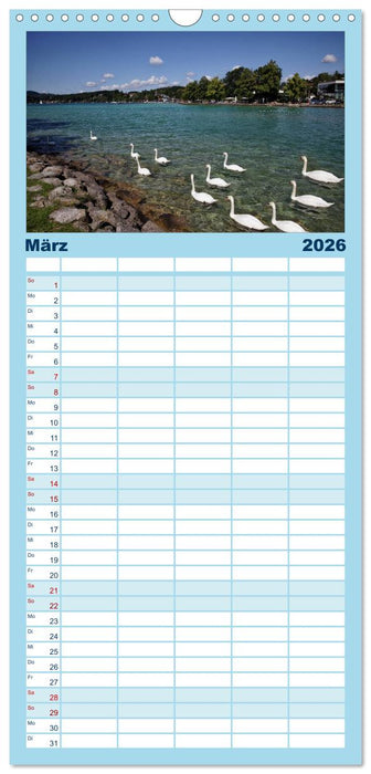 Salzkammergut - Die schönsten Seen Oberösterreichs (CALVENDO Familienplaner 2026)