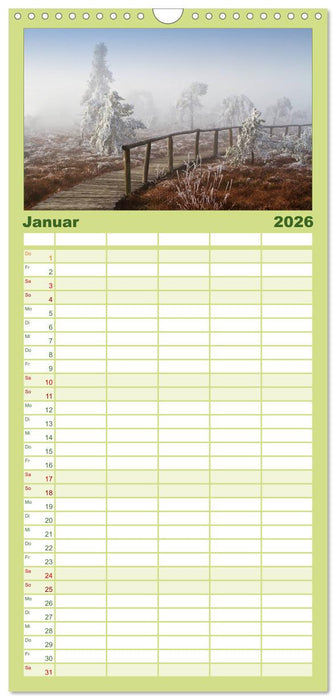 Wege durchs neue Jahr (CALVENDO Familienplaner 2026)