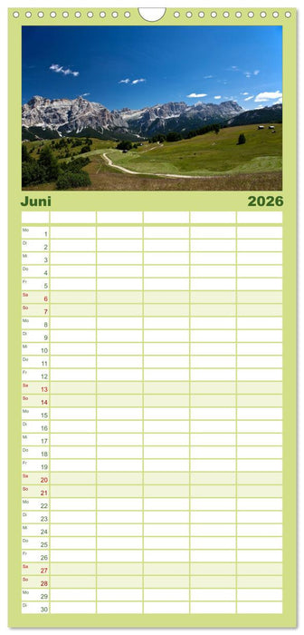 Wege durchs neue Jahr (CALVENDO Familienplaner 2026)