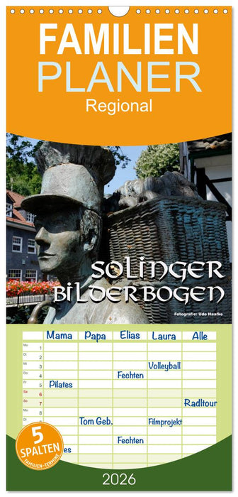 Solinger Bilderbogen 2026 (CALVENDO Familienplaner 2026)