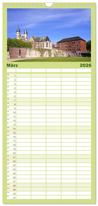 Magdeburger Ansichten (CALVENDO Familienplaner 2026)