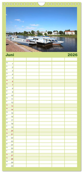 Magdeburger Ansichten (CALVENDO Familienplaner 2026)