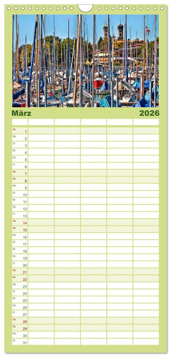 Bodensee - "Die Dörfer sind wie ein Garten ..." (Rainer Maria Rilke) (CALVENDO Familienplaner 2026)