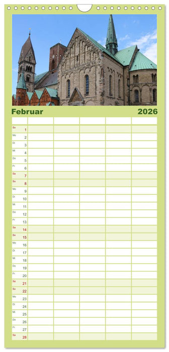 Ribe, Dänemarks alte Stadt mit Mittelaltercharme und Wikinger-Vergangenheit (CALVENDO Familienplaner 2026)