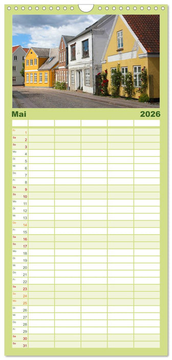 Ribe, Dänemarks alte Stadt mit Mittelaltercharme und Wikinger-Vergangenheit (CALVENDO Familienplaner 2026)