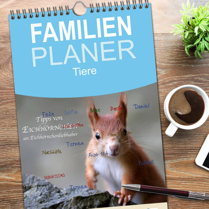 Tipps von Eichhörnchen an Eichhörnchenliebhaber (CALVENDO Familienplaner 2026)