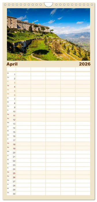 Bella Italia. Farben des Südens (CALVENDO Familienplaner 2026)