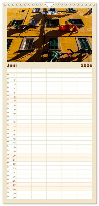 Bella Italia. Farben des Südens (CALVENDO Familienplaner 2026)