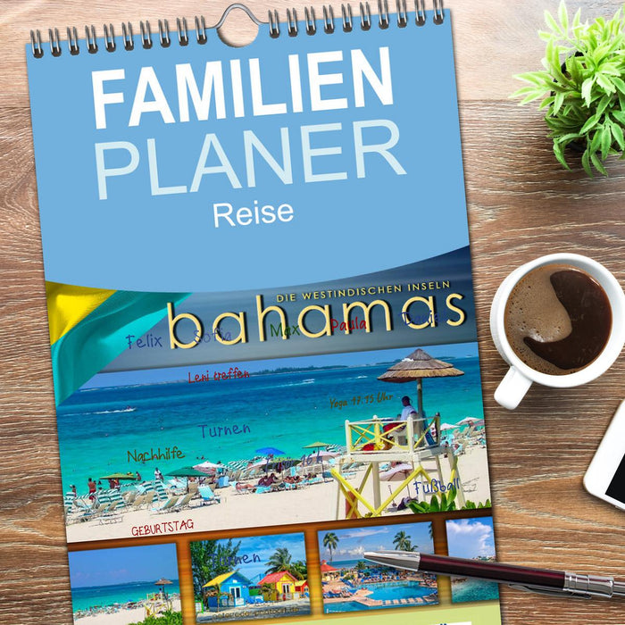 Die Westindischen Inseln - Bahamas (CALVENDO Familienplaner 2026)