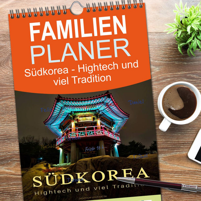 Südkorea - Hightech und viel Tradition (CALVENDO Familienplaner 2026)