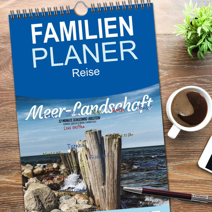 Meer-Landschaft - 12 Monate Schleswig Holstein (CALVENDO Familienplaner 2026)