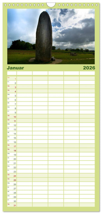 Die Schönheit der Bretagne (CALVENDO Familienplaner 2026)