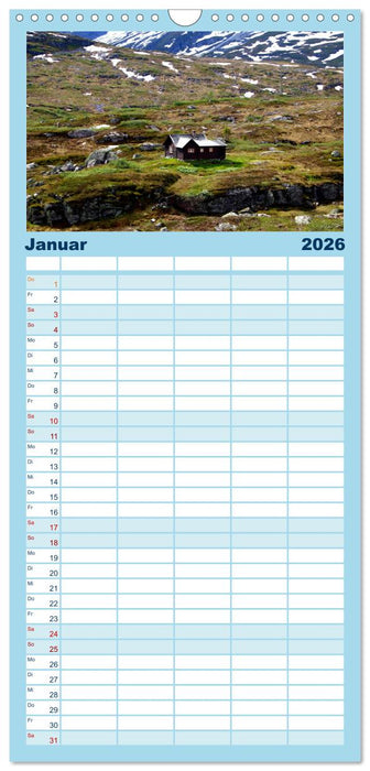 Norwegens Wilder Westen (CALVENDO Familienplaner 2026)