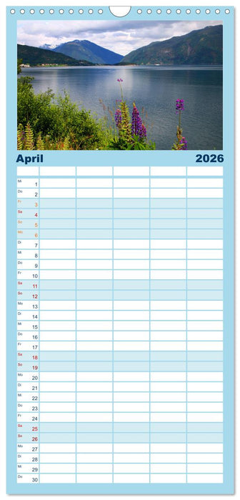 Norwegens Wilder Westen (CALVENDO Familienplaner 2026)