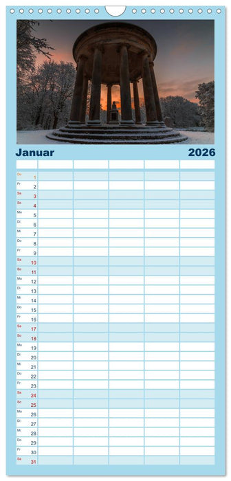 Hannover bei Nacht 2026 (CALVENDO Familienplaner 2026)