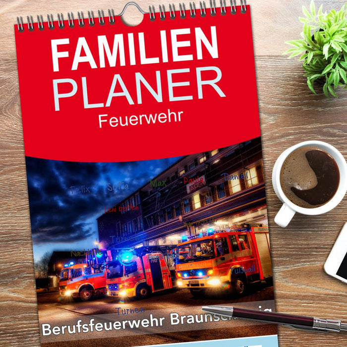 Berufsfeuerwehr Braunschweig (CALVENDO Familienplaner 2026)