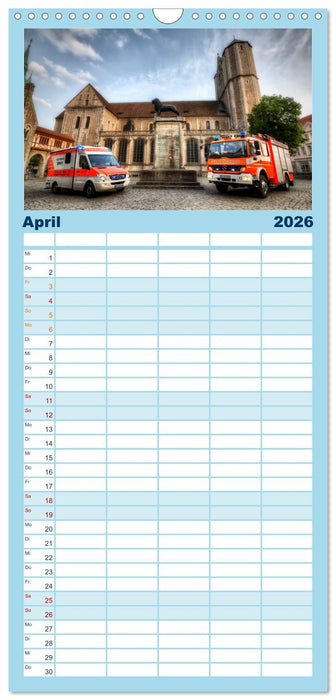 Berufsfeuerwehr Braunschweig (CALVENDO Familienplaner 2026)